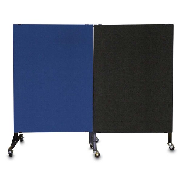 Enclosed Corkboard, 3 Door, 96"x48", 4" Fra